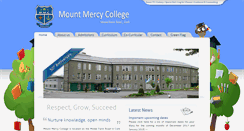 Desktop Screenshot of mountmercy.ie