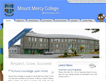 Tablet Screenshot of mountmercy.ie